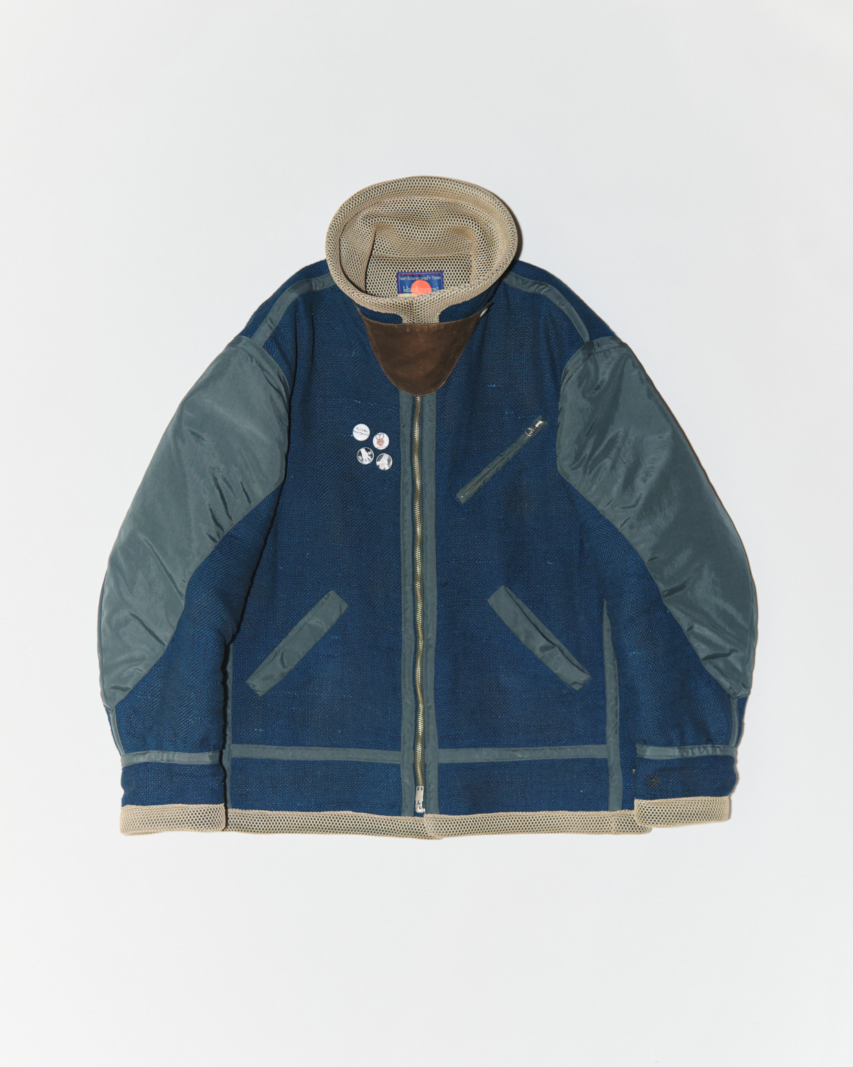 945-82GJ469-1 LINEN B-3 JACKET