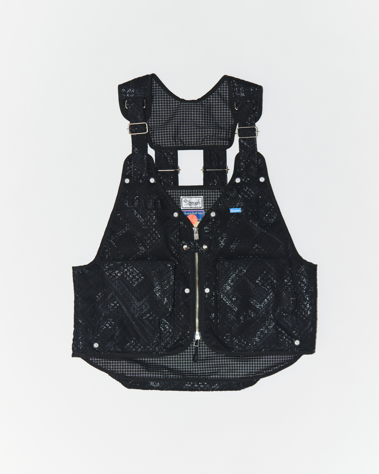 945-82GV73-1 LACE FABRIC JOURNEY VEST