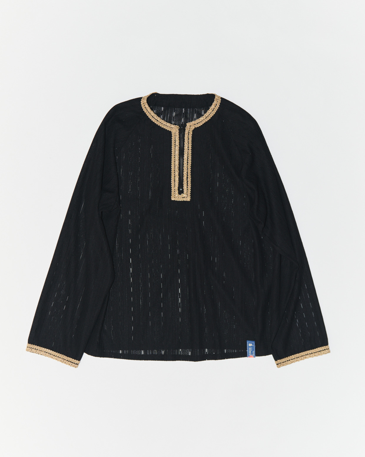 945-82GT134-1 ETHNIC STRIPED PULLOVER TOPS