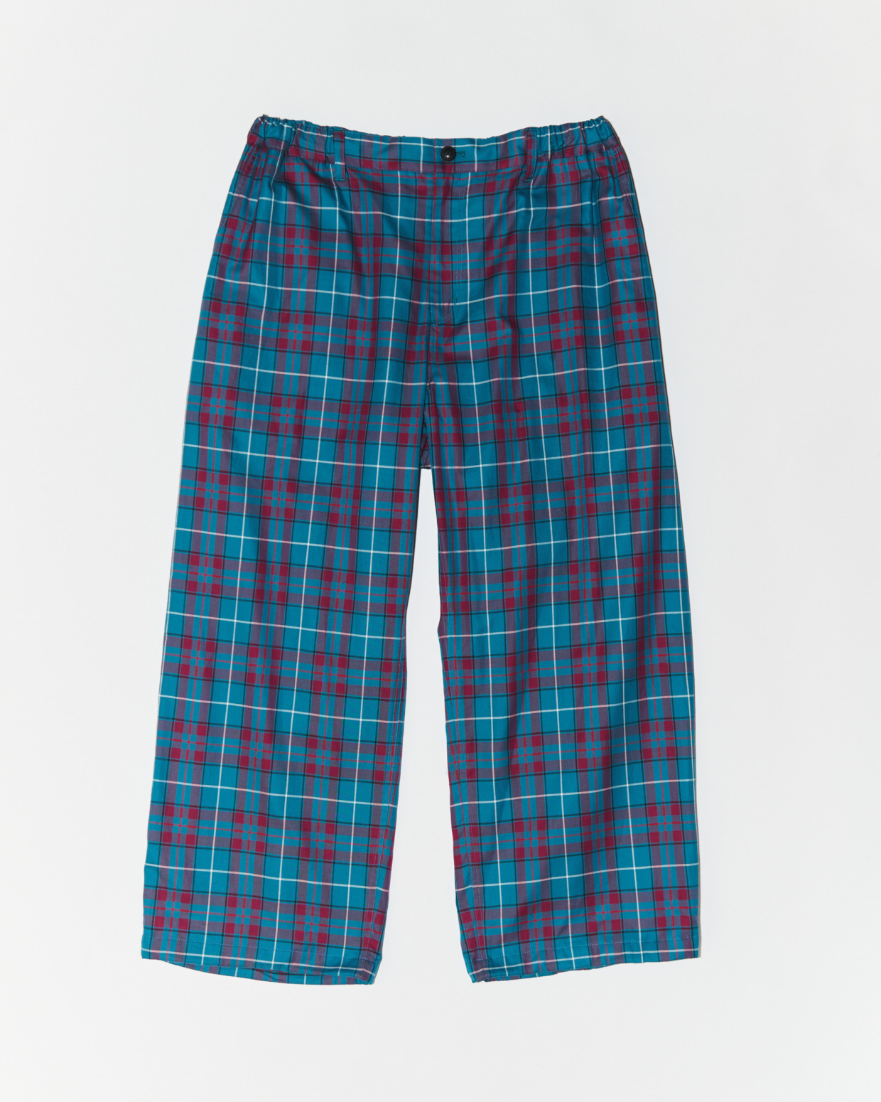 945-82GP265-1 BACK POCKET CHECK PANTS
