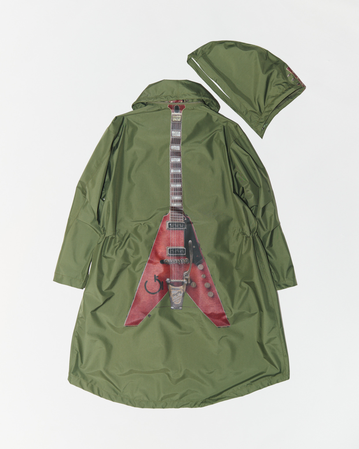 945-82GJ471-1 MILITARY TAPED SEAM SHELL COAT