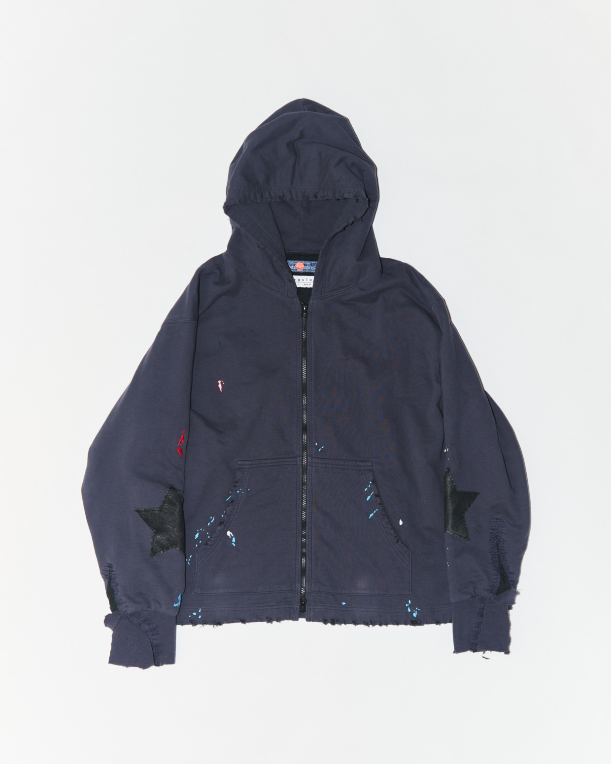 945-82GS194-1 FAKE VINTAGE DOUBLE-FADED HOODIE